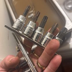 Vintage Ampro ! Torx 5 Piece Set t-40-t55