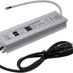 12V LED Power Supply 200W Low Voltage Transformer Adapter,AC100-130V to DC12V 16.66A 200 Watts LED Driver Waterproof IP67 for Indoor and Outdoor LED L