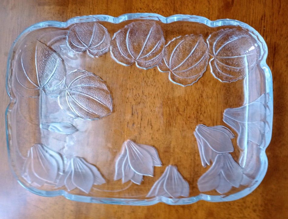Beautifuly Etched Platter