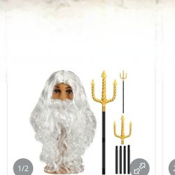 Wig N Beard Set