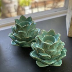 Artichoke Candle Holders