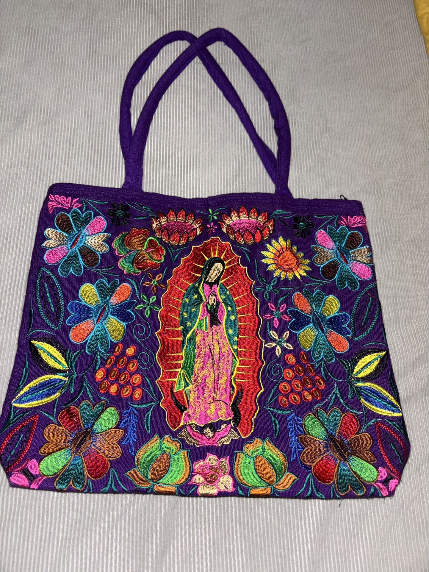 Virgin Mary tote bag