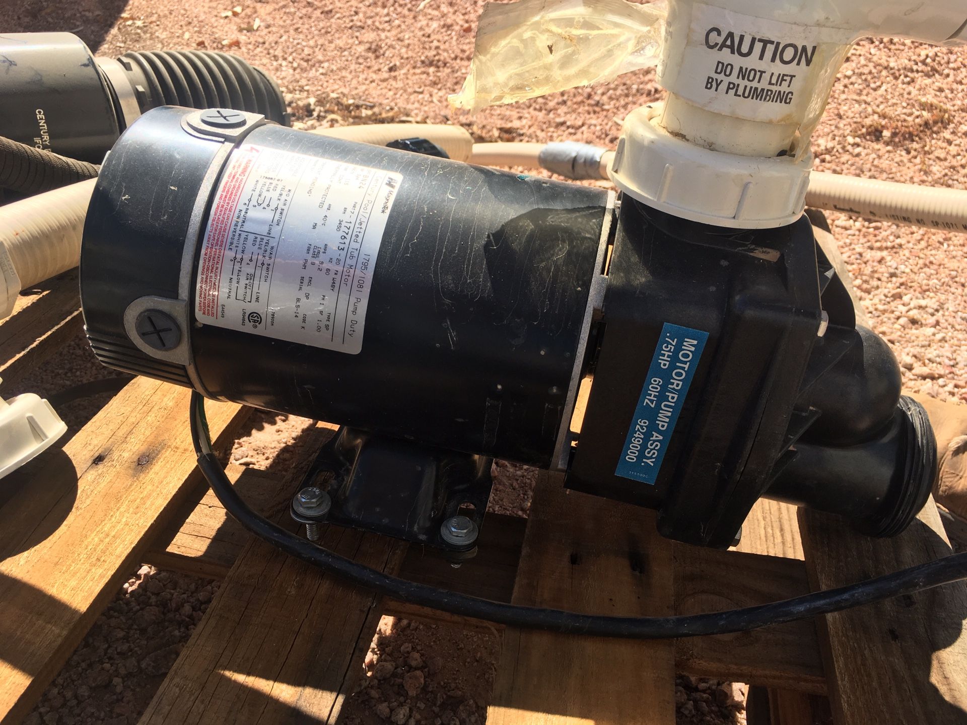 Motor Pump Assembly Century Pool Jetted Tub Motor for Sale in Gilbert, AZ OfferUp