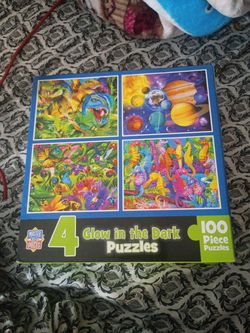 $5  New Glow in the dark puzzles