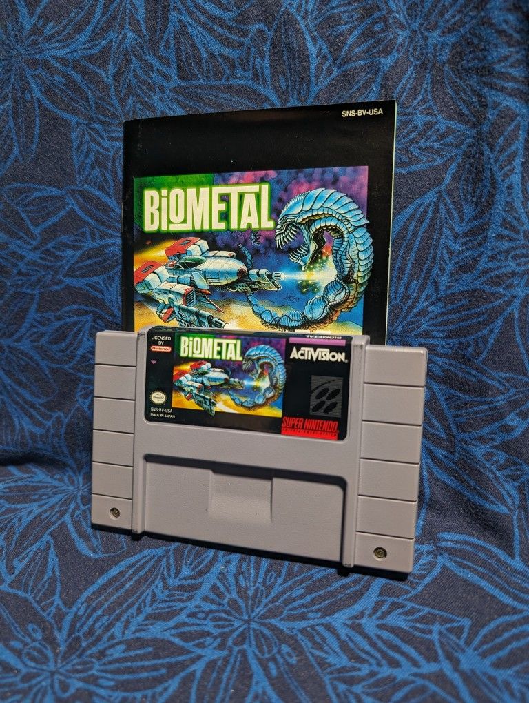 Biometal With Manual Super Nintendo