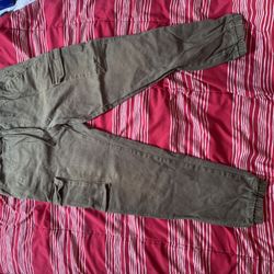 Olive Green Thick Forever 21 Joggers