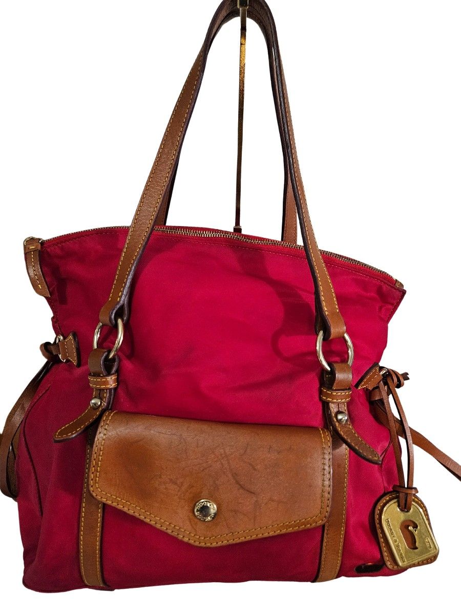 Pre-loved DOONEY & BOURKE Red and Brown Tote