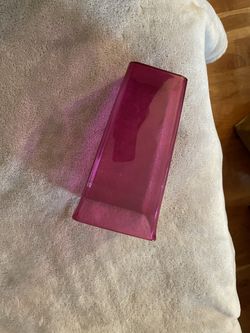 Pink Plastic Vase