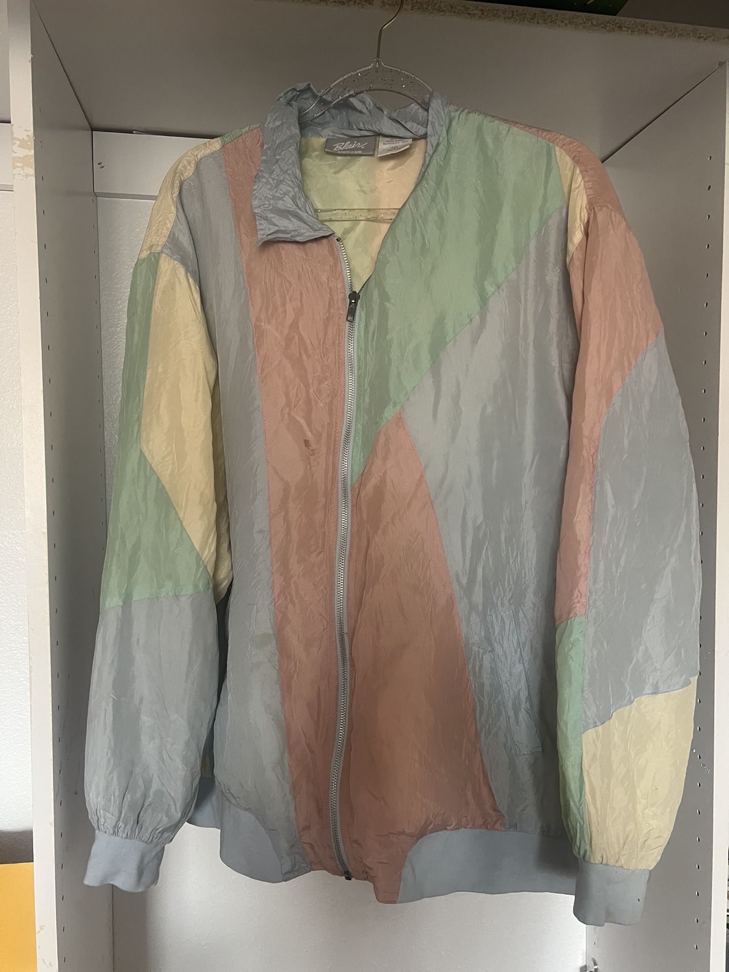 Vintage Pastel Windbreaker