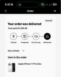 iPhone 17 pro max