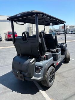 2026 VOYAGER COMMANDER 4-FORWARD 72-VOLT LITHIUM STREET LEGAL LSV GOLF CART IN METALLIC GLOSS DARK STORM GRAY W/BLACK SEATS W/GRAY PIPING & STITCHING