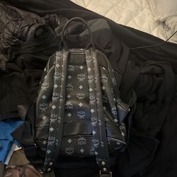 Black mini Mcm backpack