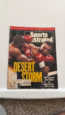 Vintage Sports Illustrated Mike Tyson Desert Storm March 1991