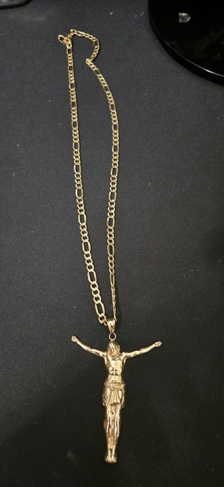 Chain 14k And Pendant 10k