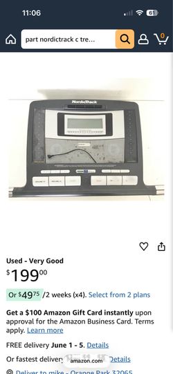 Nordic Track C2500 Tradmill