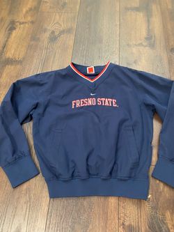 Men’s blue red Nike Fresno state windbreaker sweater size medium #5