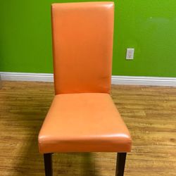 Orange Padded Chair