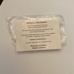  Vintage BetteJon Sleeve Bands