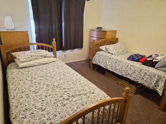 IKEA Twin Bunk Bed Set - Mattresses Included