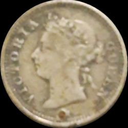 1897 Straits Settlement Nickle