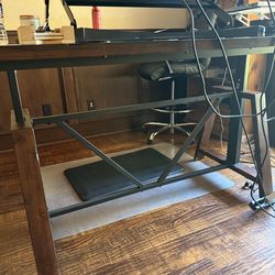 Adjustable height drafting desk (36”D x 60”W)