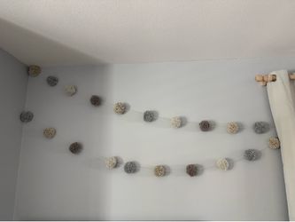 Baby/Toddler Room Pom Pom Wall Decor