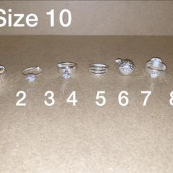Silver Ring Size 10