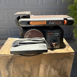 WEN model 652 4”x36 Belt/6”disc Sander