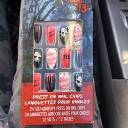 Friday the 13th Press on Nails