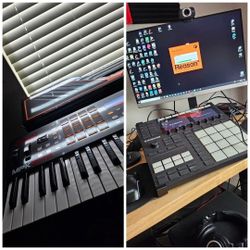 S49 Keyboard And  Maschine MK3 By Native Instruments 