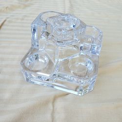Partylite Crystal Castle Tealight Holder