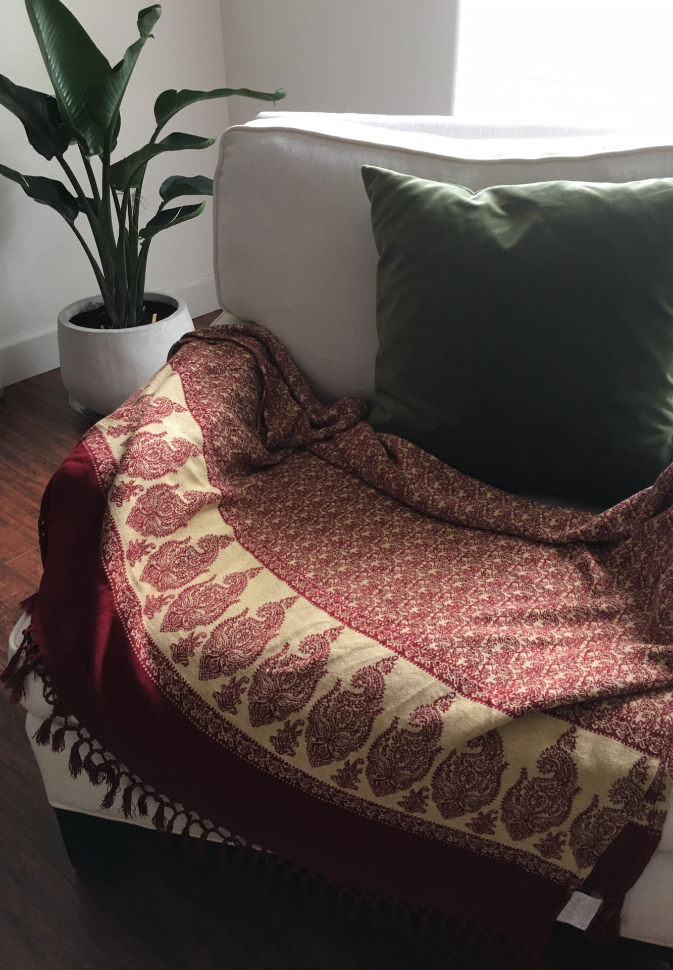 Beautiful Indian rayon throw