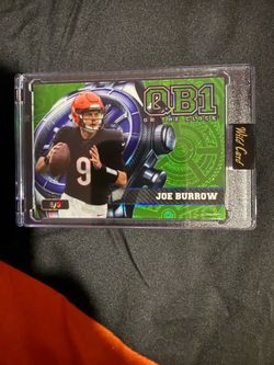 Wild Card 2026 QB1 On the Clock Joe Burrow Football 5/5 #OCW-GN-JB