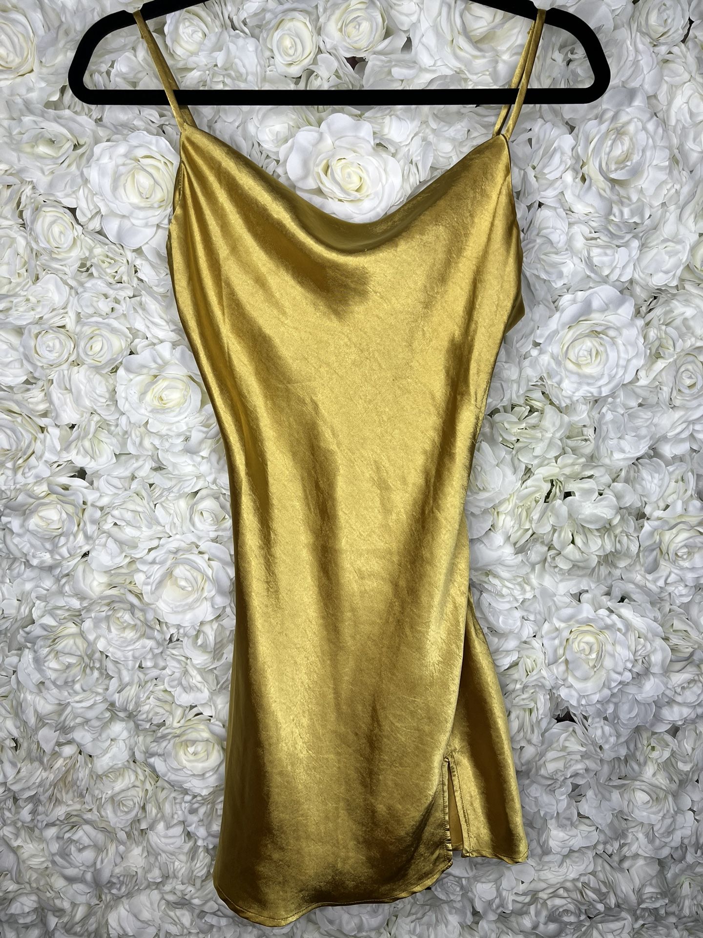 gold fashion nova dress