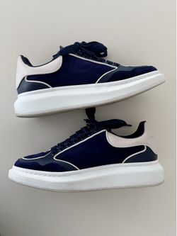 Alexander McQueen Oversized Retro Sneaker 'Indigo Ice Grey US 8.5 EU 41.5