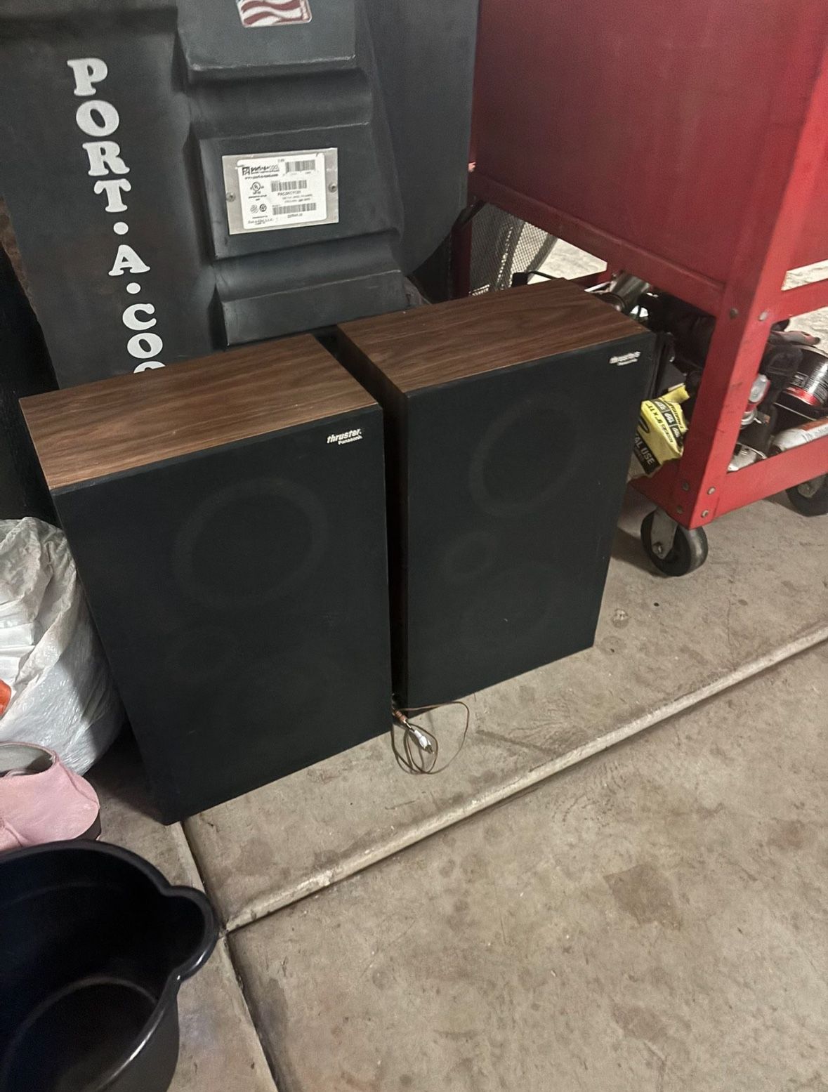 2 Matching Panasonic Thruster Speakers