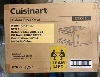 Brand New Cuisinart Indoor Pizza Oven - Unopened