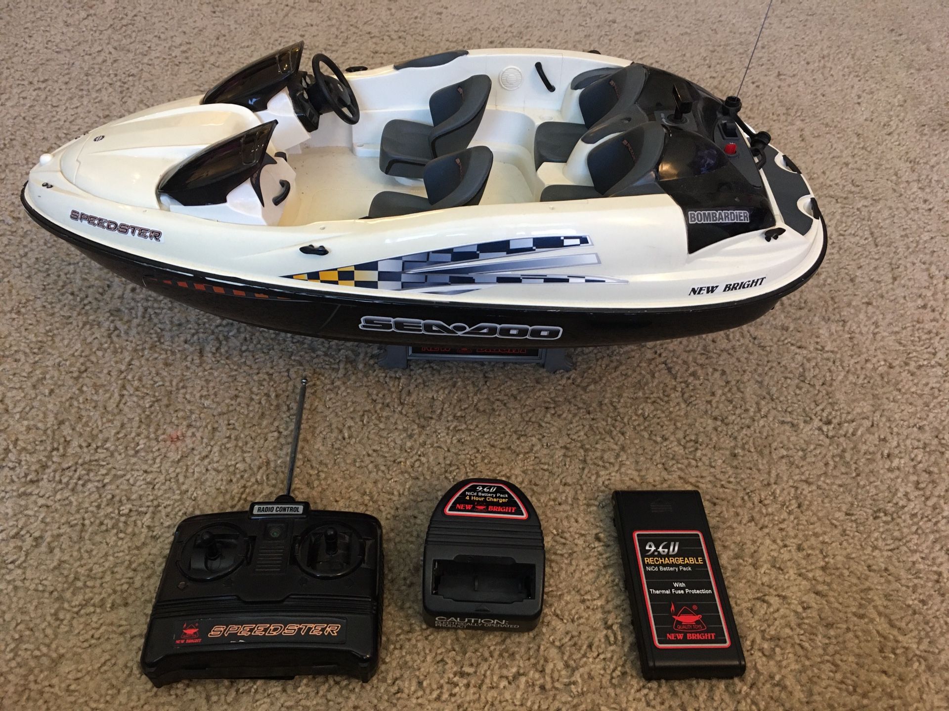New Bright Speedster SeaDoo Sea Doo RC Remote Control Boat