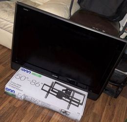 Sharp AQUOS Flat Screen TV with Wall Mount