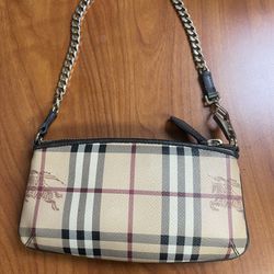 small authentic burberry hand bag 
