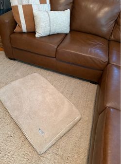 Microfiber Plush Sherpa Dog Bed, Removable Cover