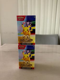 Pokémon 30th celebration booster bundles