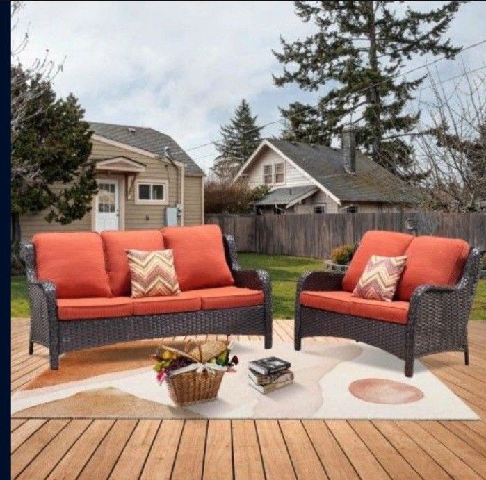 Complete Patio Furniture Set With Fire Pit Propane Brand New Patio Furniture 🆕🛺🚎✈️🆕