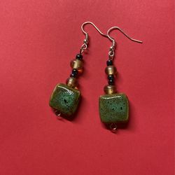 Earrings, Hand Made, 2.5”, Multiple Colors 