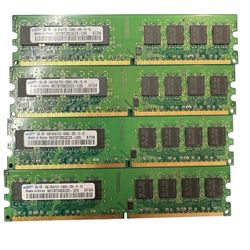 4GB DDR2-667 Desktop RAM — 4x 1GB Samsung
