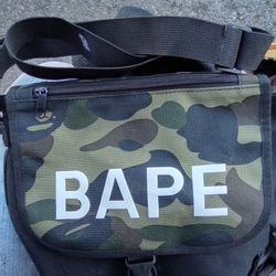 BAPE shoulder Bag Camo