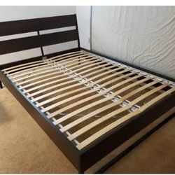 Ikea Queen Bed Frame. Excellent Disassembled 