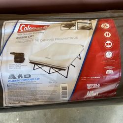 Coleman air cheap cot queen