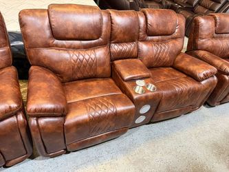 Galveston Brown - 3PC OVERSIZED Reclining Set