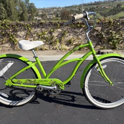 26" Green Electra Coaster 3 Beach Cruiser